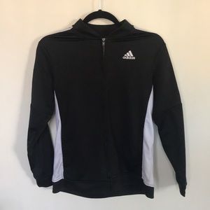 Black and White Adidas SweatShirt